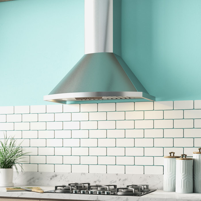 AKDY 30" 343 CFM Convertible Wall Mount Range Hood & Reviews Wayfair